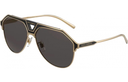 Sunglasses - Dolce & Gabbana - DG2257 - 133487 GOLD BLACK MATTE // GREY