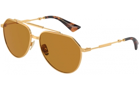 Sunglasses - Dolce & Gabbana - DG2302 - 02/53 GOLD // BROWN