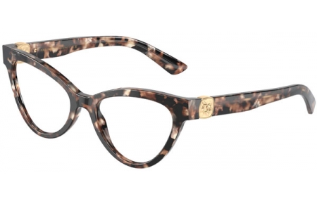 Lunettes de vue - Dolce & Gabbana - DG3394 - 3438  HAVANA BROWN PEARL