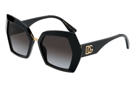 Sunglasses - Dolce & Gabbana - DG4377 - 501/8G BLACK // GREY GRADIENT