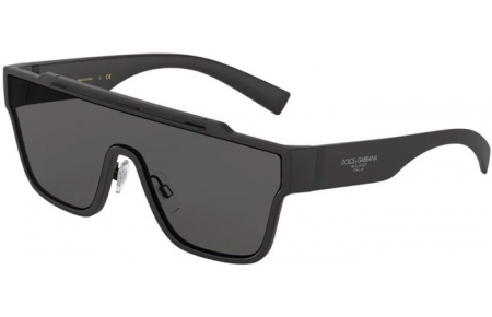 Sunglasses - Dolce & Gabbana - DG6125 - 252587 MATTE BLACK // GREY
