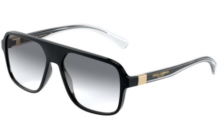 Gafas de Sol - Dolce & Gabbana - DG6134 - 675/79 BLACK // CLEAR GRADIENT BLUE