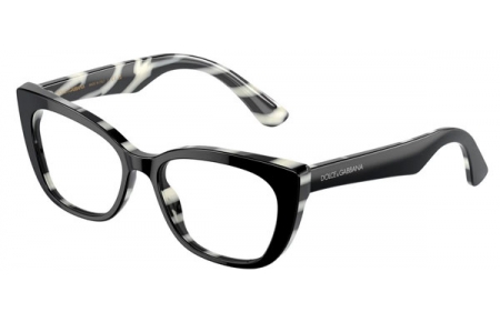 Gafas Junior - Dolce & Gabbana Junior - DX3357 - 3372  BLACK ON ZEBRA