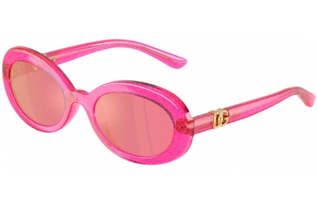 Gafas Junior - Dolce & Gabbana Junior - DX6007U - 3351/Z GLITTER PINK // PINK MIRROR PINK