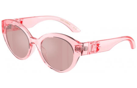 Gafas Junior - Dolce & Gabbana Junior - DX6010 - 3098VS  TRANSPARENT PINK // PINK MIRROR SILVER
