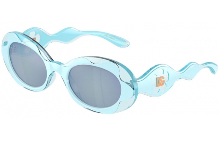 Lunettes Junior - Dolce & Gabbana Junior - DX6005 - 33451U  AZURE // DARK VIOLET MIRROR SILVER