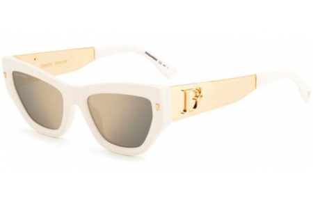 Gafas de Sol - Dsquared2 - D2 0033/S - SZJ (UE) IVORY // GREY IVORY MIRROR