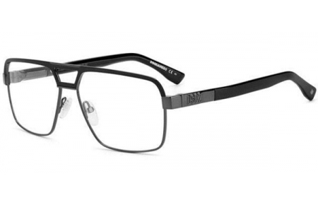 Monturas - Dsquared2 - D2 0034 - RZZ MATTE BLACK DARK RUTHENIUM