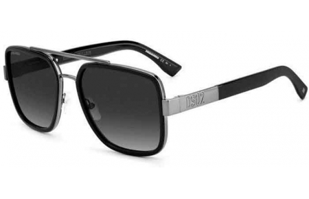 Gafas de Sol - Dsquared2 - D2 0060/S - V81 (9O) DARK RUTHENIUM BLACK // DARK GREY GRADIENT