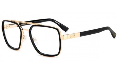 Lunettes de vue - Dsquared2 - D2 0064 - RHL GOLD BLACK