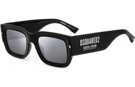 Sunglasses - Dsquared2 - D2 0089/S - CSA (T4) BLACK PALLADIUM // SILVER  MIRROR