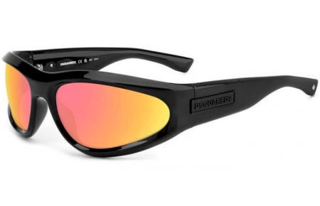 Sunglasses - Dsquared2 - D2 0101/S - 3H2 (VQ) BLACK PINK // PINK MULTILAYER