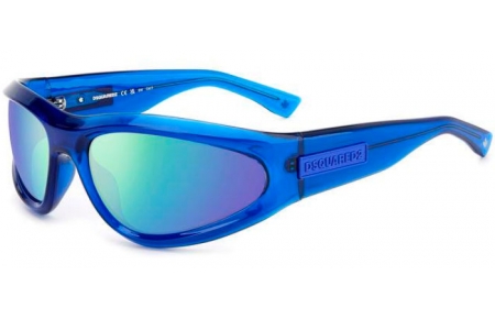 Gafas de Sol - Dsquared2 - D2 0101/S - PJP (Z9) BLUE // MULTILAYER GREEN