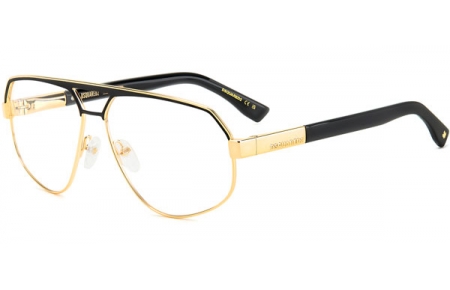 Frames - Dsquared2 - D2 0121 - RHL GOLD BLACK