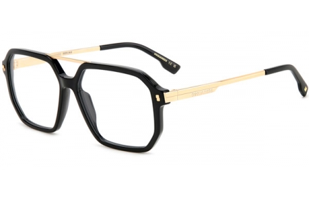 Frames - Dsquared2 - D2 0123 - 2M2 BLACK GOLD