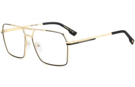 Frames - Dsquared2 - D2 0157 - 0NZ MATTE GOLD BLACK