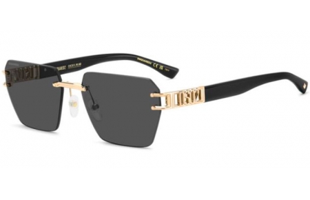 Gafas de Sol - Dsquared2 - D2 0173/S - 000 (IR) GOLD // GREY