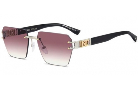 Gafas de Sol - Dsquared2 - D2 0173/S - I20 (3X) GOLD PALLADIUM //  PINK DOUBLE GRADIENT