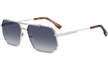 Lunettes de soleil - Dsquared2 - D2 0175/S - 010 (08) PALLADIUM // DARK BLUE GRADIENT