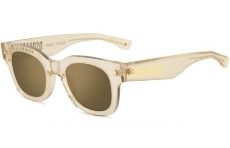 Gafas de Sol - Dsquared2 - D2 0180/S - 40G (VP) YELLOW // GOLD MIRROR