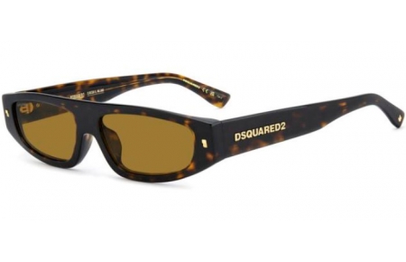 Lunettes de soleil - Dsquared2 - D2 0184/G/S - 086 (70) HAVANA // BROWN