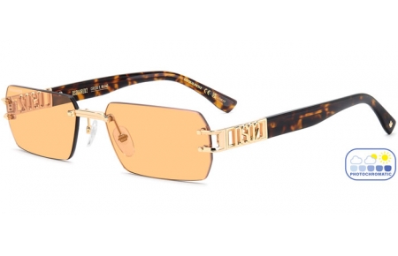 Gafas de Sol - Dsquared2 - D2 0189/S - 000 (N8) ROSE GOLD // ORANGE PHOTOCHROMATIC