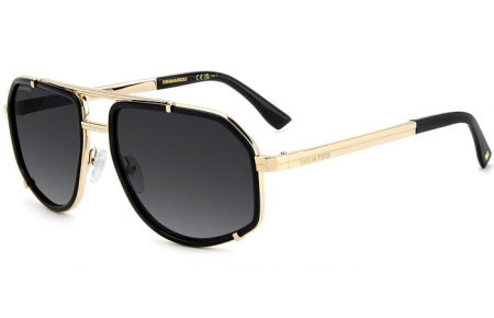 Gafas de Sol - Dsquared2 - D2 0190/S - 807 (9O) BLACK // DARK GREY GRADIENT