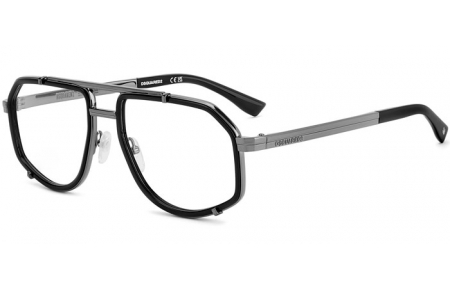 Monturas - Dsquared2 - D2 0191 - ANS BLACK DARK RUTHENIUM