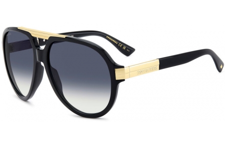 Gafas de Sol - Dsquared2 - D2 0196/S - 807 (08) BLACK // DARK BLUE GRADIENT