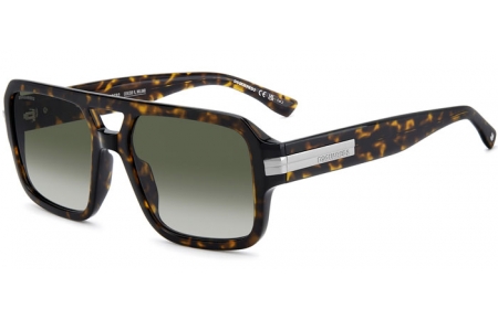 Gafas de Sol - Dsquared2 - D2 0197/S - 086 (9K) HAVANA // GREEN GRADIENT