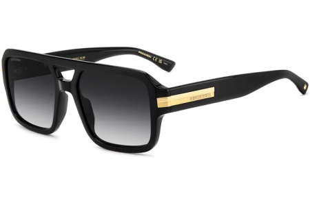 Gafas de Sol - Dsquared2 - D2 0197/S - 807 (9O) BLACK // DARK GREY GRADIENT