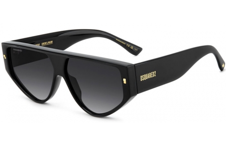 Gafas de Sol - Dsquared2 - D2 0201/S - 807 (9O) BLACK // DARK GREY GRADIENT