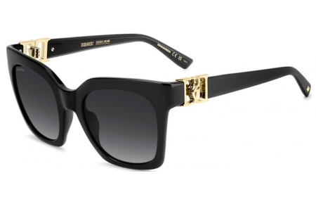 Gafas de Sol - Dsquared2 - D2 0207/S - 807 (9O) BLACK // DARK GREY GRADIENT