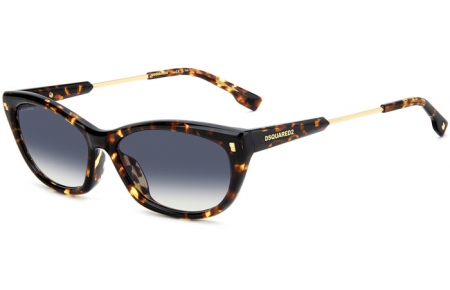 Gafas de Sol - Dsquared2 - D2 0209/G/S - 086 (08) HAVANA // DARK BLUE GRADIENT