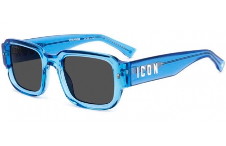 Gafas de Sol - Dsquared2 - ICON 0009/S - PJP (IR) BLUE // GREY