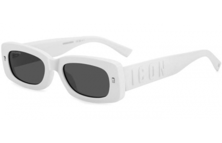 Lunettes de soleil - Dsquared2 - ICON 0020/S - VK6 (IR) WHITE // GREY