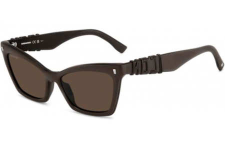 Sunglasses - Dsquared2 - ICON 0026/S - YZ4 (70) MATTE BROWN // BROWN