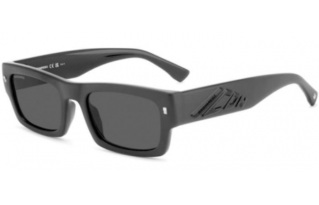Lunettes de soleil - Dsquared2 - ICON 0027/S - 003 (IR) MATTE BLACK // GREY