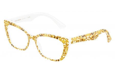 Gafas Junior - Dolce & Gabbana Junior - DX3357 - 3434  MAIOLICA YELLOW