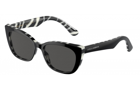 Gafas Junior - Dolce & Gabbana Junior - DX4427 - 337287  BLACK ON ZEBRA // DARK GREY