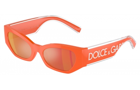 Gafas Junior - Dolce & Gabbana Junior - DX6003 - 33386Q  ORANGE // DARK VIOLET MIRROR RED