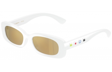 Gafas Junior - Dolce & Gabbana Junior - DX6006U - 33127P  WHITE // BROWN MIRROR GOLD