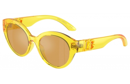 Gafas Junior - Dolce & Gabbana Junior - DX6010 - 333474  TRANSPARENT YELLOW // ORANGE MIRROR SILVER