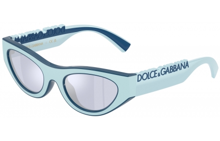 Gafas Junior - Dolce & Gabbana Junior - DX6012 - 30151U  RUBBER AZURE // VIOLET MIRROR SILVER