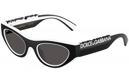 Gafas Junior - Dolce & Gabbana Junior - DX6012 - 345787  BLACK WHITE // DARK GREY