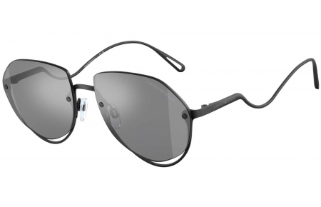 Gafas de Sol - Emporio Armani - EA2137 - 30016G MATTE BLACK // GREY MIRROR SILVER