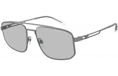 Gafas de Sol - Emporio Armani - EA2139 - 300387 MATTE GUNMETAL // LIGHT GREY