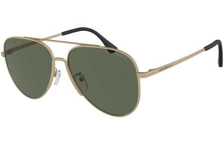 Gafas de Sol - Emporio Armani - EA2149D - 300271  MATTE PALE GOLD // DARK GREEN