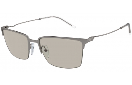 Gafas de Sol - Emporio Armani - EA2155 - 3003/3 MATTE GUNMETAL // LIGHT BROWN