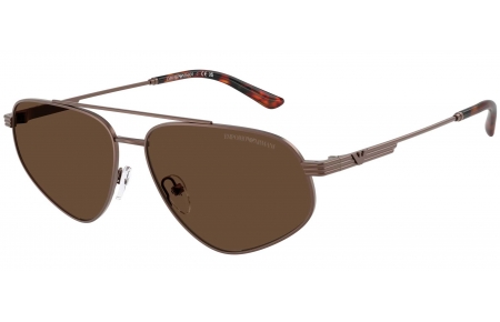Gafas de Sol - Emporio Armani - EA2156 - 300673  MATTE BRONZE // DARK BROWN